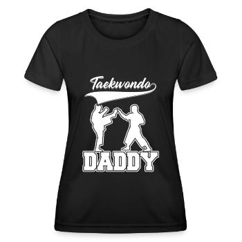 Taekwondo Père Taekwondo - T-shirt sport Femme - noir - Devant - AI Model Female 172 light (172cm)
