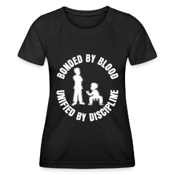 Taekwondo Taekwondo Vater - Frauen Funktions-T-Shirt - Schwarz - Vorne - AI Model Female 172 light (172cm)