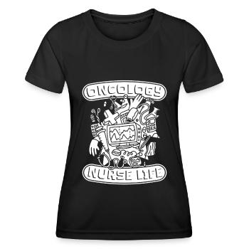 Krankenschwester Onkologische Krankenschwester - Frauen Funktions-T-Shirt - Schwarz - Vorne - AI Model Female 172 light (172cm)
