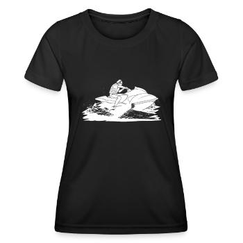 Jet Ski - T-shirt sport Femme - noir - Devant - AI Model Female 172 light (172cm)