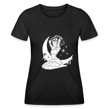 Gothic doll - Women's Functional T-Shirt - black - Front - AI Model Female 172 light (172cm)