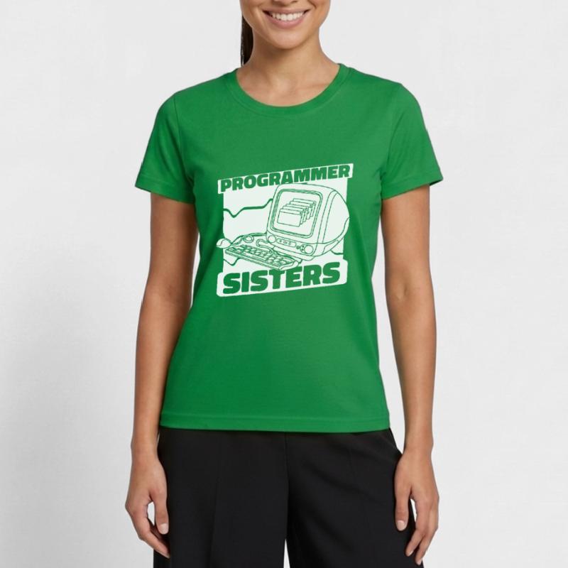 Developer Coder Programmer Computer T-shirt sport Femme