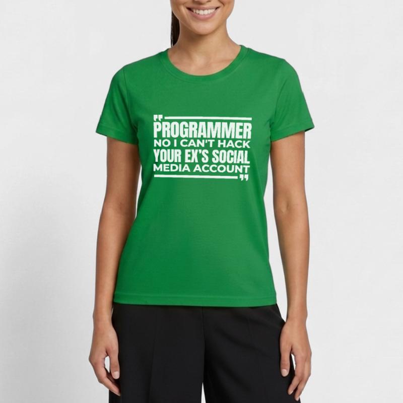 Developer Coder Programmer Funny Women's Functional T-Shirt
