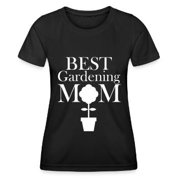 Hobby Jardinier Jardin Mère Horticulture Maman - T-shirt sport Femme - noir - Devant - AI Model Female 172 light (172cm)