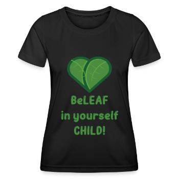Hobby Jardinier Jardin Enfant Jardinage Père - T-shirt sport Femme - noir - Devant - AI Model Female 172 light (172cm)