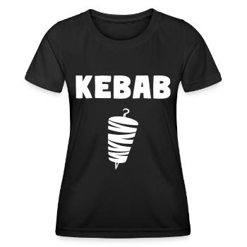 Kebab Grill Pide Kebab - T-shirt sport Femme - noir - Devant - AI Model Female 172 light (172cm)
