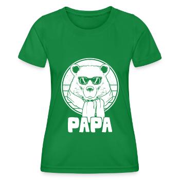 Vatertag Papa Tragen - Frauen Funktions-T-Shirt - Kelly Green - Vorne - AI Model Female 172 dark (172cm)