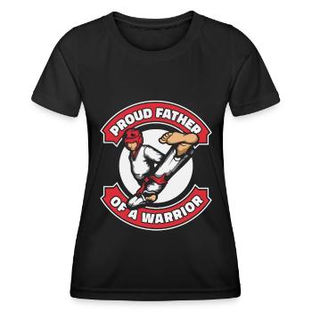 Taekwondo Père Taekwondo - T-shirt sport Femme - noir - Devant - AI Model Female 172 light (172cm)