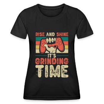 Gamer Gaming Scheinen - Frauen Funktions-T-Shirt - Schwarz - Vorne - AI Model Female 172 light (172cm)