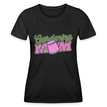 Hobby Jardinier Jardin Mère Horticulture Maman - T-shirt sport Femme - noir - Devant - AI Model Female 172 light (172cm)