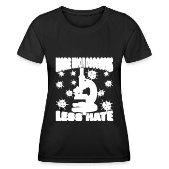 Biologie Biologe - Frauen Funktions-T-Shirt - Schwarz - Vorne - AI Model Female 172 light (172cm)