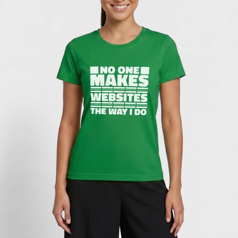 Web Developer Web Developer Funny Women's Functional T-Shirt