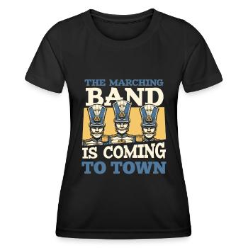 Fan Parade Spielmannzug Stadt - Women's Functional T-Shirt - black - Front - AI Model Female 172 light (172cm)