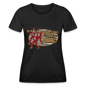 Brass Band Trombone Cool Brass Band Trombone - T-shirt sport Femme - noir - Devant - AI Model Female 172 light (172cm)