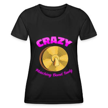 Fan Parade Minstrel Checkers - Women's Functional T-Shirt - black - Front - AI Model Female 172 light (172cm)