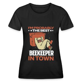 Beekeepers, beekeepers - Women's Functional T-Shirt - black - Front - AI Model Female 172 light (172cm)