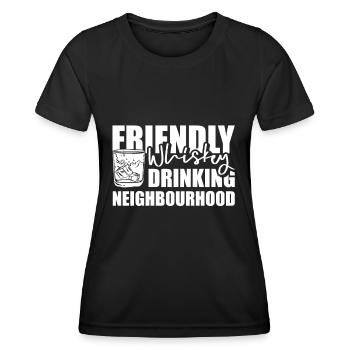 Whisky Whiskey - Frauen Funktions-T-Shirt - Schwarz - Vorne - AI Model Female 172 light (172cm)