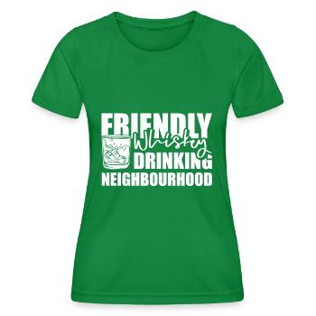 Whisky Whiskey - T-shirt sport Femme - vert - Devant - AI Model Female 172 dark (172cm)