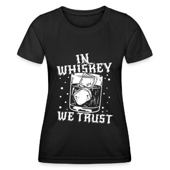 Whisky Whiskey - Frauen Funktions-T-Shirt - Schwarz - Vorne - AI Model Female 172 light (172cm)