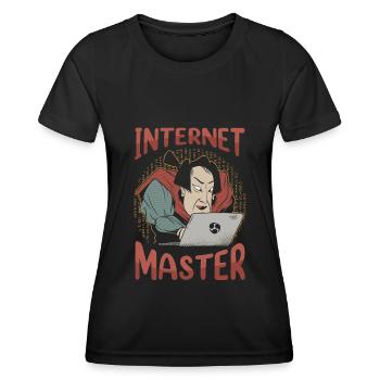 Web Entwickler Webdeveloper Meister - Frauen Funktions-T-Shirt - Schwarz - Vorne - AI Model Female 172 light (172cm)