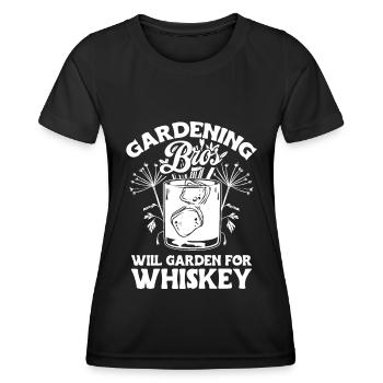 Hobbygärtner Garten Gartenbruder - Frauen Funktions-T-Shirt - Schwarz - Vorne - AI Model Female 172 light (172cm)