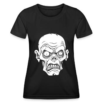 Zombie Halloween Creepy - Women's Functional T-Shirt - black - Front - AI Model Female 172 light (172cm)