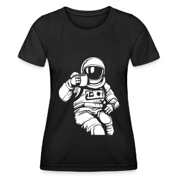 Café Café - T-shirt sport Femme - noir - Devant - AI Model Female 172 light (172cm)