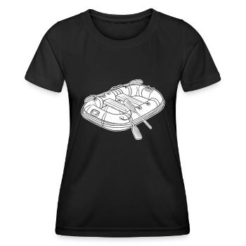 Rafting - Women's Functional T-Shirt - black - Front - AI Model Female 172 light (172cm)