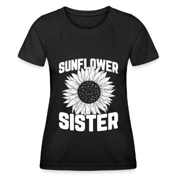 Jardinier amateur jardinier jardinier - T-shirt sport Femme - noir - Devant - AI Model Female 172 light (172cm)
