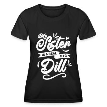 Jardinier amateur jardinier jardinier - T-shirt sport Femme - noir - Devant - AI Model Female 172 light (172cm)