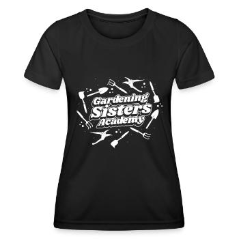 Jardinier amateur jardinier jardinier - T-shirt sport Femme - noir - Devant - AI Model Female 172 light (172cm)