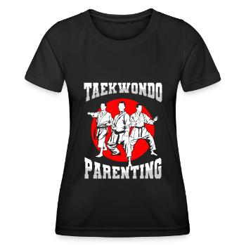 Taekwondo Cool Taekwondo Father - Women's Functional T-Shirt - black - Front - AI Model Female 172 light (172cm)