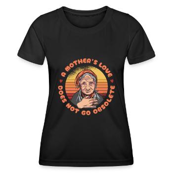Mom Mutter Mutter - Frauen Funktions-T-Shirt - Schwarz - Vorne - AI Model Female 172 light (172cm)