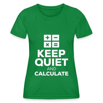 Physics Phyker Funny Quantum Physics - Women's Functional T-Shirt - kelly green - Front - AI Model Female 172 dark (172cm)