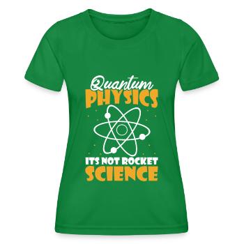 Physique Physiciens Humour Physique quantique - T-shirt sport Femme - vert - Devant - AI Model Female 172 dark (172cm)