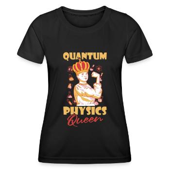 Physique Phyker Queen Physique quantique - T-shirt sport Femme - noir - Devant - AI Model Female 172 light (172cm)