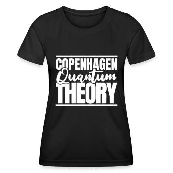 Physics Physicists Quantum Physics - Women's Functional T-Shirt - black - Front - AI Model Female 172 light (172cm)