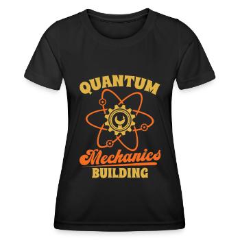 Physics Physicist Funny Quantum Physics - Women's Functional T-Shirt - black - Front - AI Model Female 172 light (172cm)