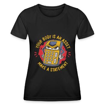 Accountant Tax Advisor Calculator - Women's Functional T-Shirt - black - Front - AI Model Female 172 light (172cm)