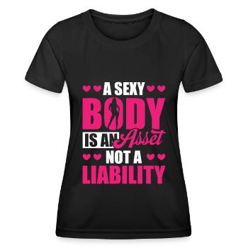 Accountant Tax Advisor Investment - Women's Functional T-Shirt - black - Front - AI Model Female 172 light (172cm)