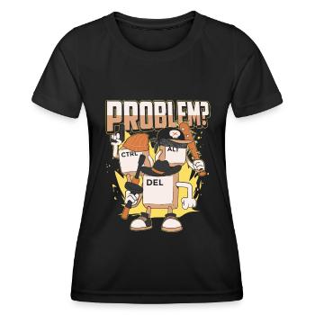 Developer, Coder, Programmer, Cool - Women's Functional T-Shirt - black - Front - AI Model Female 172 light (172cm)