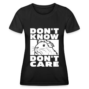 Guinea Pig Guinea Pig Funny - Women's Functional T-Shirt - black - Front - AI Model Female 172 light (172cm)