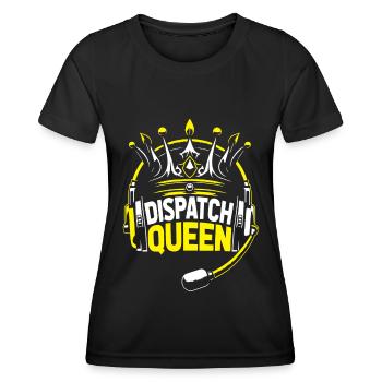 Notruf Leitstelle Einsatzzentrale - Frauen Funktions-T-Shirt - Schwarz - Vorne - AI Model Female 172 light (172cm)