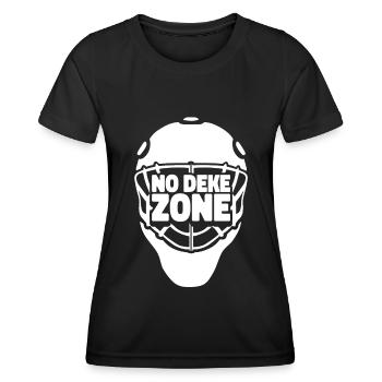 Hockey sur glace Gardien de but Gardien de but - T-shirt sport Femme - noir - Devant - AI Model Female 172 light (172cm)