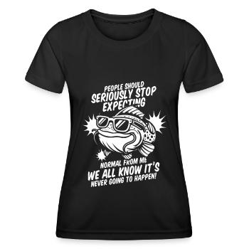 Wels - Frauen Funktions-T-Shirt - Schwarz - Vorne - AI Model Female 172 light (172cm)