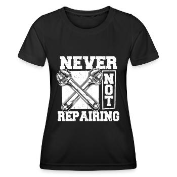 Car Mechanic - Women's Functional T-Shirt - black - Front - AI Model Female 172 light (172cm)