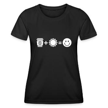 Café Café - T-shirt sport Femme - noir - Devant - AI Model Female 172 light (172cm)
