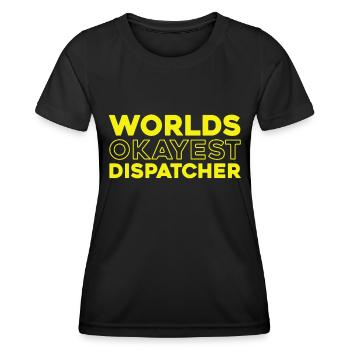 Emergency Call Control Center Operations Center - Women's Functional T-Shirt - black - Front - AI Model Female 172 light (172cm)