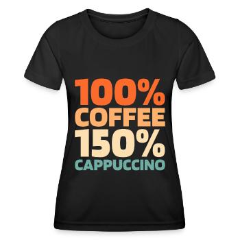 Coffee Cafe - Women's Functional T-Shirt - black - Front - AI Model Female 172 light (172cm)
