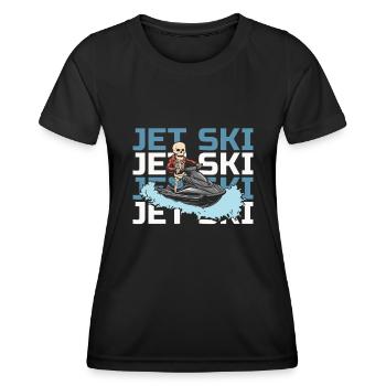 Jet Ski - T-shirt sport Femme - noir - Devant - AI Model Female 172 light (172cm)